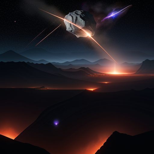 In the mining operation within Odysset's rings, massive platforms and interconnected structures sprawl across the cosmic expanse. Bright floodlights cut through the darkness, revealing workers clad in rugged space suits maneuvering among towering cranes and robotic arms. Transport vessels dart back and forth against the backdrop of the star-studded void, ferrying payloads of ore to processing facilities stationed on nearby asteroids. The scene is a symphony of activity amidst the celestial silence, with the distant glow of the planet Odysset providing a serene backdrop to the bustling industrial operation., BREAK, (sci-fi, futuristic, space, asteroid:1.4), BREAK, <lora:detailed_notrigger:1>,   <lora:Expanse_Science_Fiction_Comic_Style_SDXL:1> expnscom