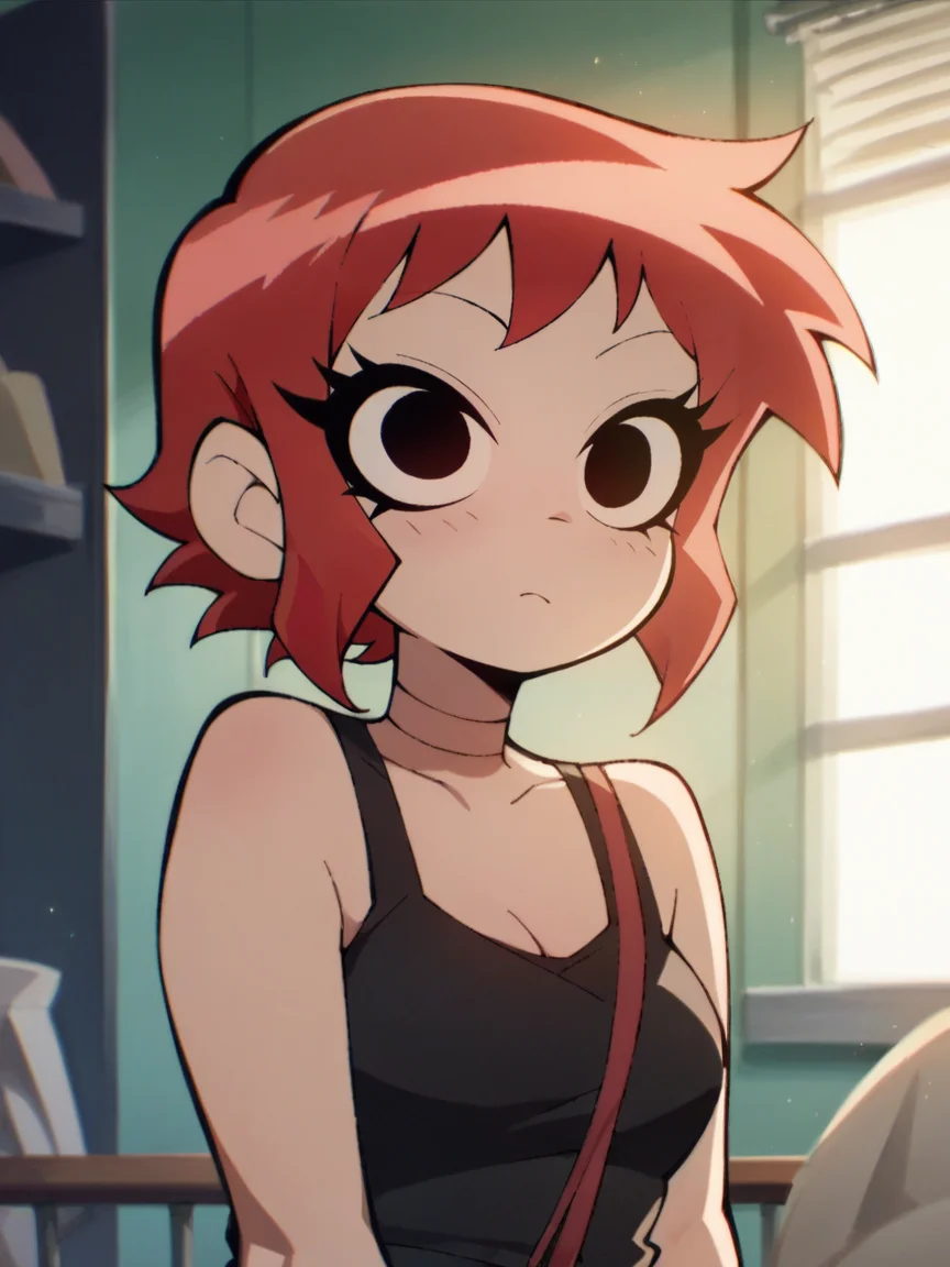 score_9, score_8_up, score_7_up, score_6_up, score_5_up, <lora:spXLP:1> sp, 1girl, short hair, red hair
