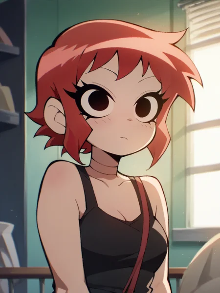 score_9, score_8_up, score_7_up, score_6_up, score_5_up, <lora:spXLP:1> sp, 1girl, short hair, red hair