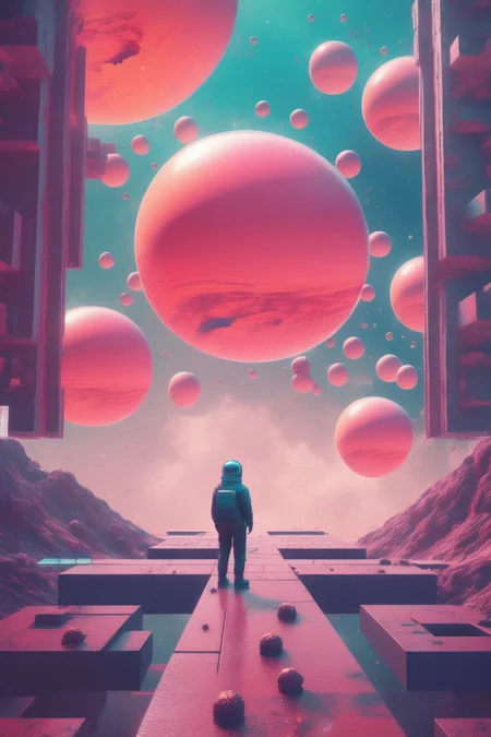<lora:Beeple (Mike Winkelmann) Style:1>Beeple (Mike Winkelmann) Style - at the beginning of the everydays, it seemed like I created a lot by making one artwork per day. by the end of the everydays (when I die) it will seem like I am intentionally creating very little by only making one artwork per day. In the style of Beeple