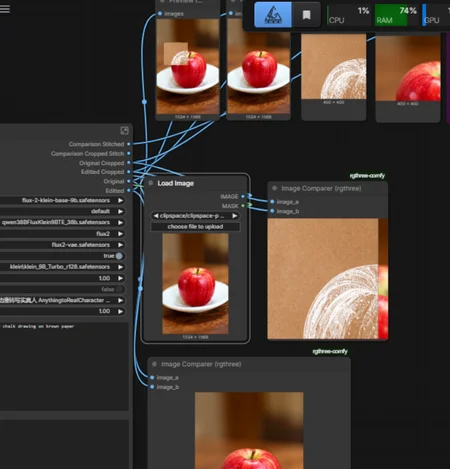 Klein I2I Fast Workflow - masked & unmasked w/ color match