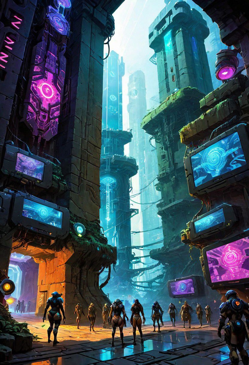 ASCIIshadowrun_party, cyberpunk, high-tech lowlife, netrunner, stylized, shadowrun_surface