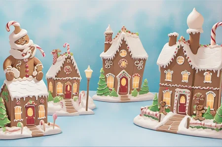 background plate, Gingerbread Village: Sweet aroma, icing-covered houses, candy cane lampposts, gingerbread people, frosting snow., v3rd, flatee, <lora:BACKTOON_0.1_RC:0.6>