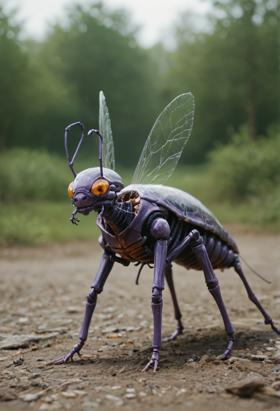 score_9, score_8_up, score_7_up zPDXL3  (fantastical hybrid creature) with translucent gradient purple skin, exoskeleton plates, vine-like appendages, compound eyes, tentacles, luminescent eyes, insectoid antennae, set in a desolate wasteland, with barren, cracked earth stretching to the horizon, sparse, twisted vegetation struggling to survive in the harsh environment   ,zPDXLrl,  dynamic pose,  <lora:detailed_notrigger:1>