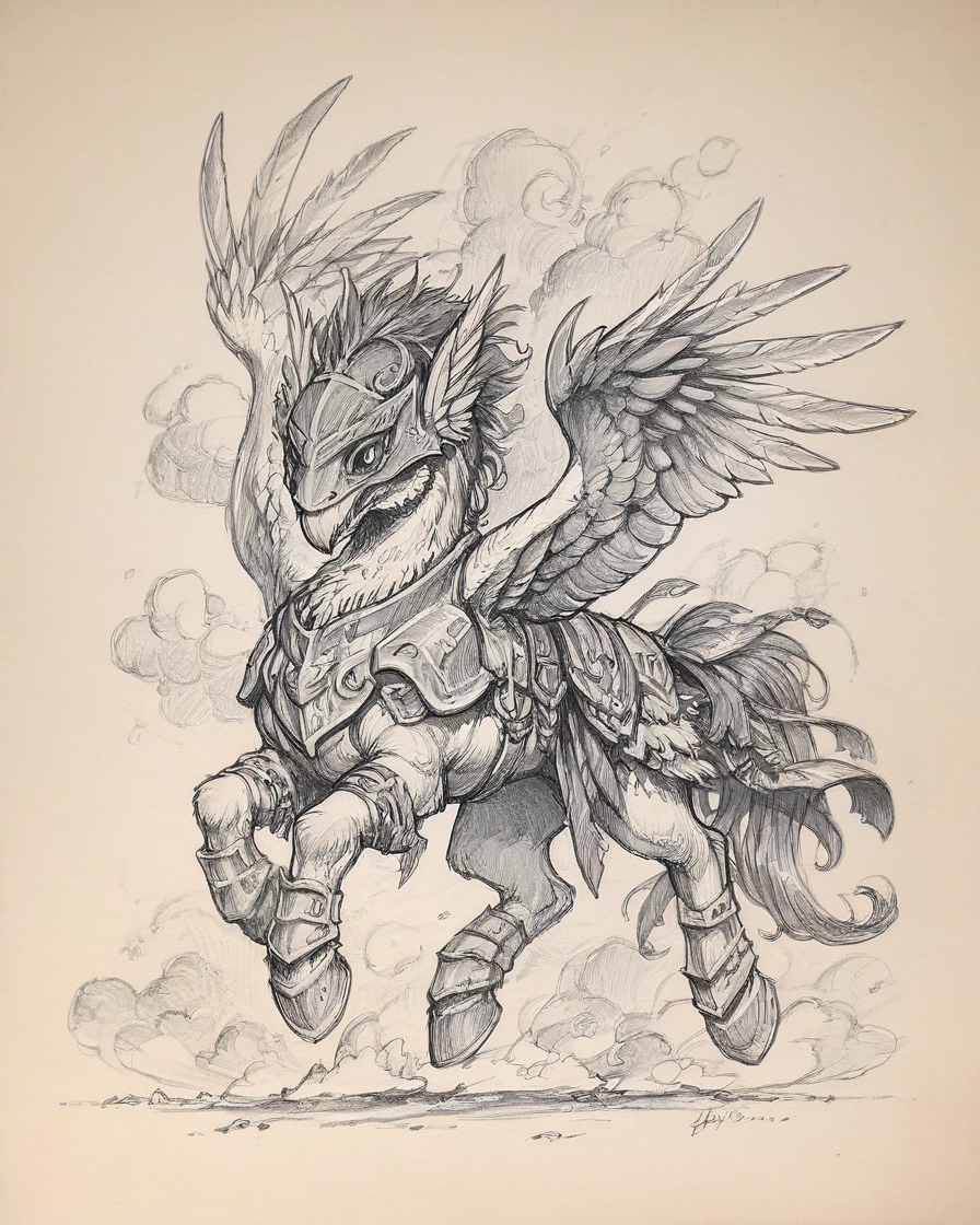 score_9, score_8_up, score_7_up, score_6_up, score_5_up, score_4_up, <lora:GraphiteSketch:0.5> gr4ph1t3, monochrome, traditional media, valkyrie