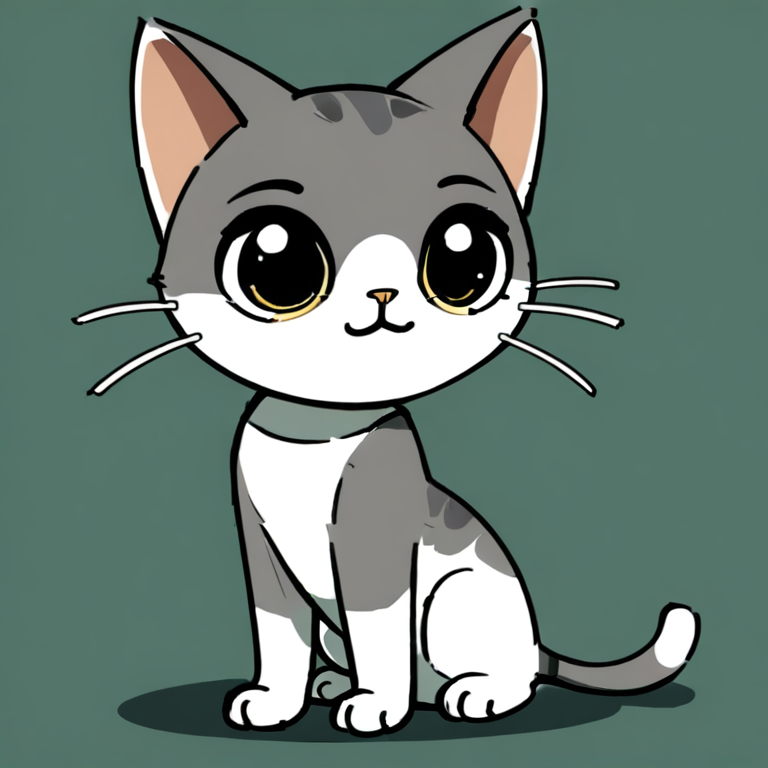, <lora:simple_cartoon_style-xl-9:0.8>,
simple_cartoon,cat