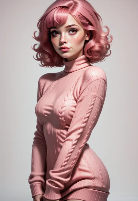 score_9, score_8_up, score_7_up,
1girl, solo, sexy sweater dress, pink dress,
<lora:Dark_Rosa_Pony_v0.3:0.6> d4rkr0s4, hazel eyes, pink hair,