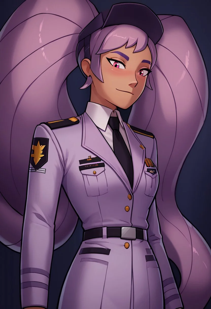 score_9, Score_8, relatedguy, solo, 1girl, CHENTRAPTA, band_uniform, brightmoonbedroom