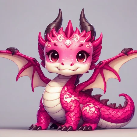 <lora:last-000009:1> dragon, chibi, (best quality:1.5), high quality, cloruaful