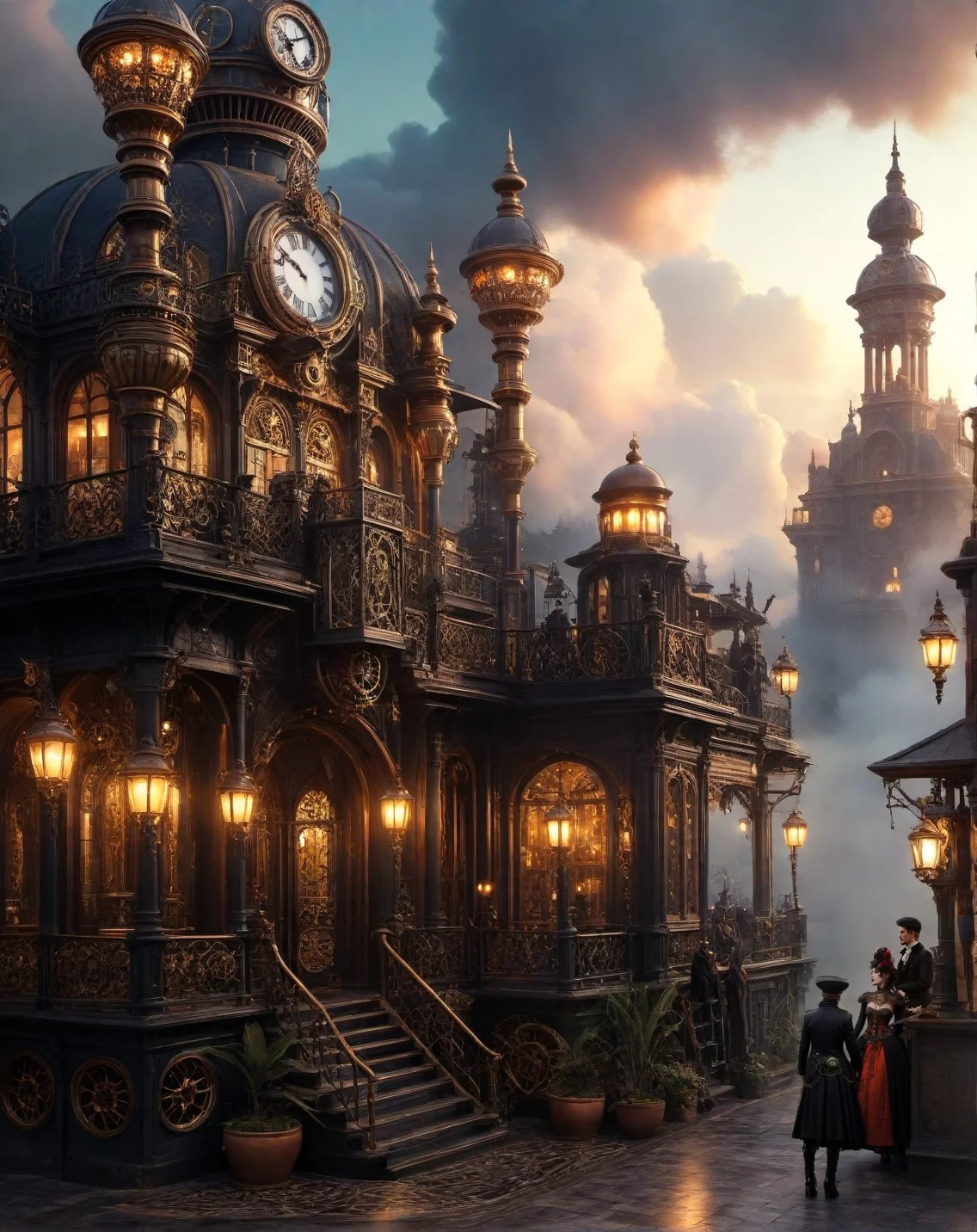 Art Nouveau style __**/SurrealLandscape/core/time_of_day__, __**/SurrealLandscape/core/seasons__, __**/SurrealLandscape/core/LandscapeStyle__, __**/SurrealLandscape/core/biomes__, __**/SurrealLandscape/core/weather__, __**/SurrealLandscape/core/lighting__, {__**/SurrealLandscape/core/ruins__| }, __**/SurrealLandscape/core/clouds__, {__**/SurrealLandscape/core/CharacterInLand__| }, {__**/SurrealLandscape/core/color_mood__| },
hyperrealistic surrealism,ultra-detailed,intricate textures,luminous colors,cinematic lighting,dramatic perspective,volumetric atmosphere,8k UHD,sharp focus, professional color grading,{1girl|1boy|brutal man| },__OmegaXlll/HyperSurrealLandscape/HSL_Flora__ ,{__OmegaXlll/AcademicLandscape/landscapes_living__| },
<lora:extremely_detailed:0.8> extremely detailed,
<lora:DetailMaximizer:0.7>,
<lora:offset_0.2:0.5>,
<lora:add-detail-xl:0.3>,
<lora:aidmaMJ6.1_v0.5_2:0.3> aidmamj6.1,
<lora:Consistency Corrector XL:0.6>,
style-empire,
<lora:SteamPunkNoireAI:0.3> steampunknoireai,, Baroque art style, dynamic composition, dramatic lighting, rich colors, intricate details, professional-grade execution, captures the grandeur and theatricality of the Baroque period, Steampunk art style, Victorian-era aesthetics, steam-powered machinery, brass and gears, fantastical inventions, retro-futuristic adventure . elegant, decorative, curvilinear forms, nature-inspired, ornate, detailed, Cybergoth art style, futuristic and edgy aesthetic, combines cyberpunk and gothic elements, neon colors, industrial motifs, alternative fashion and culture
