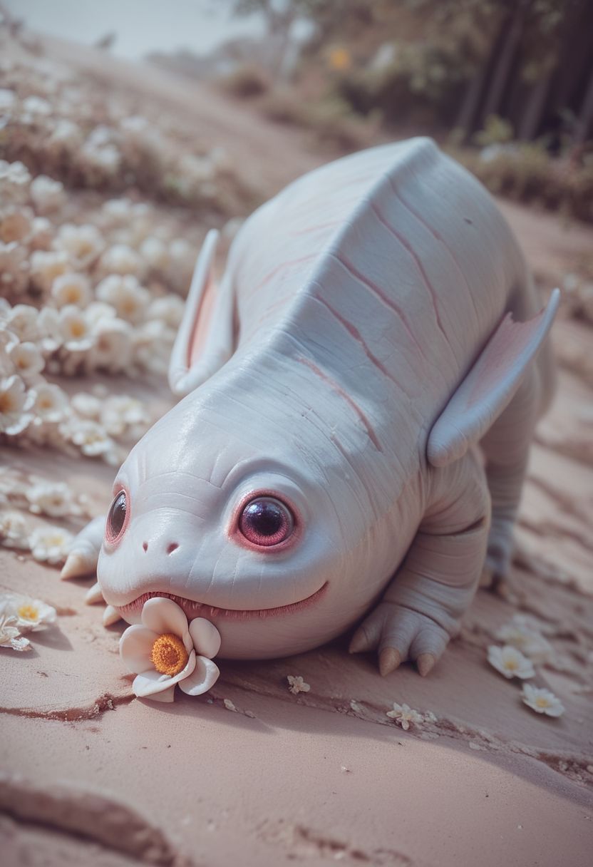 score_9, score_8_up, score_7_up, khezu, monster, flower, cozy, cute, 8k, hd, photo
