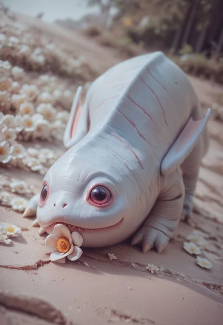 score_9, score_8_up, score_7_up, khezu, monster, flower, cozy, cute, 8k, hd, photo