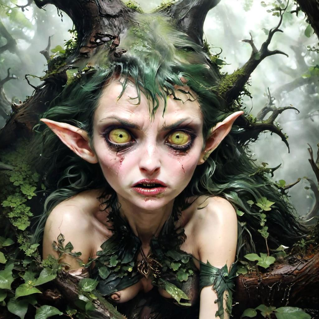 She took me to her Elfin grot, And there she wept and sighed full sore, And there I shut her wild wild eyes
