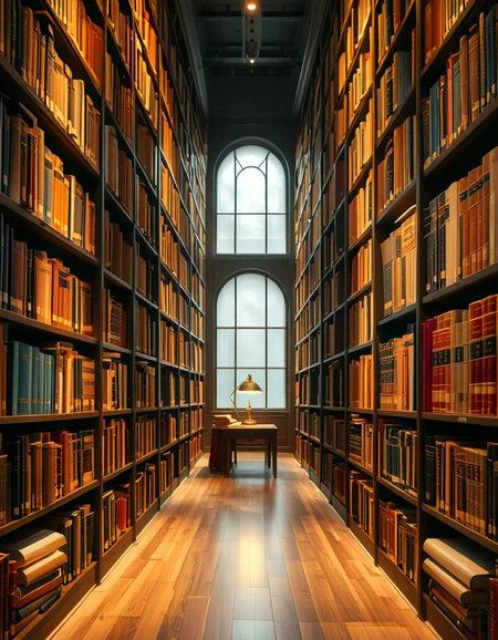 A quiet and well-organized aisle in a grand university library, lined with tall wooden bookshelves filled with countless books of various sizes and colors. The aisle is illuminated by soft, warm lighting from overhead lamps, casting a gentle glow on the polished wooden floor. A cozy reading nook with a wooden chair and a small desk is tucked into a corner, with an open book resting on the surface. The background features large arched windows letting in natural daylight, adding a serene and scholarly atmosphere. The perspective of the image leads down the aisle, creating depth, with book titles slightly visible on the spines. The ambiance is peaceful, evoking a sense of knowledge and intellectual curiosity.
<lora:SDXLFaeTastic2400:0.4> <lora:extremely_detailed:0.4> extremely detailed, <lora:University_Library_41sl3:1>,University Library 41sl3, Masterpiece,best quality,hi res,8k,hi res,8k,award winning,(sharp focus, intricate, highly detailed),