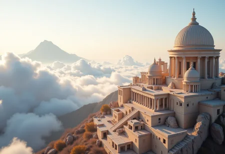 the most realistic, photorealistic photo ever taken [(an ancient greek mythological city:1.5) in the clouds on a floating island,a dream world shifting landscapes, and ethereal creatures, Captured with a Hasselblad X2D 100C and an 80mm f/1.9 lens, hyper-realistic textures, soft studio lighting, elegant shadows, styled for a Vogue beauty editorial, incredible realism, creamy bokeh, ultra-detailed textures, perfect lighting],aidmaimageupgrader
