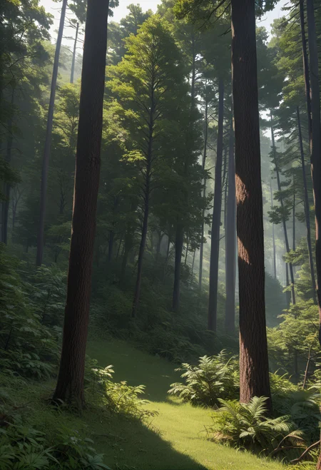,ruanyi1126,forest,outdoors,<lora:1126 forest_v1_pony:1>, score_9,score_8_up,score_7_up,,8k,1girl,solo,,