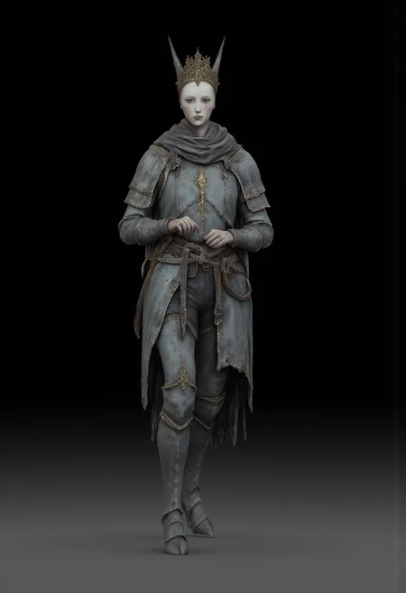 non human Obscure medieval military armored horse without a rider
Standing on a flat ground
Set against a solid dark black color background to emphasize its unsettling unnatural form that emphasizes its silhouette. The medium is not a traditional painting or illustrative medium like watercolor or ink but rather a digital 3D rendering.
MikeFranchinastyle, bbstyle,, horror theme,, ZBClay model of a gray sculpture, zbrush, d4arks0uls, overcast lighting