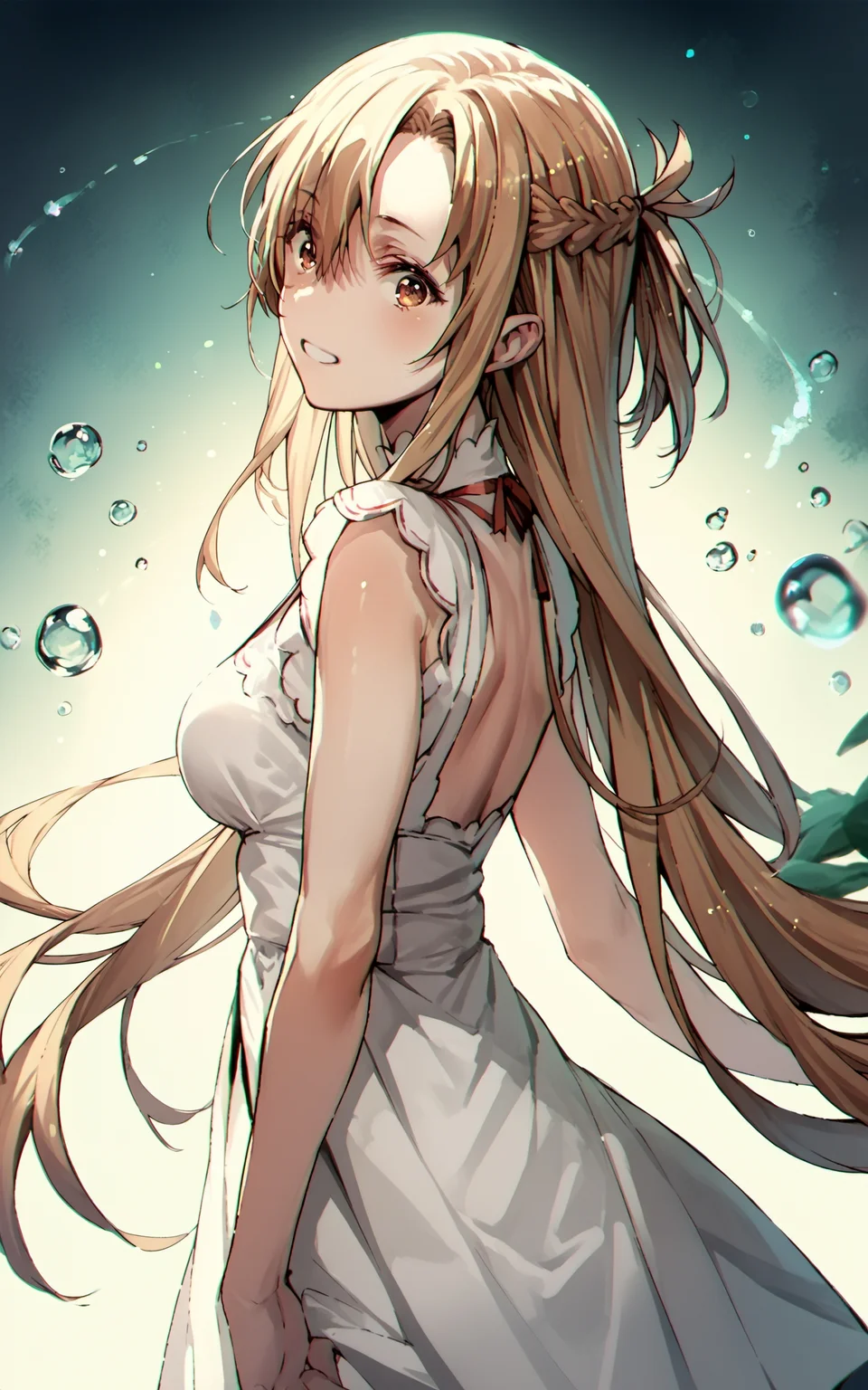 score_9,score_8_up,score_7_up,score_6_up,score_5_up,score_4_up,source_anime,1girl,asuna \(sao\),yuuki asuna,<lora:Dsmile_style_pony:0.8>,dsmile_style, chromatic aberration,