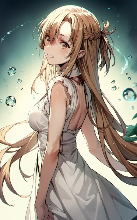 score_9,score_8_up,score_7_up,score_6_up,score_5_up,score_4_up,source_anime,1girl,asuna \(sao\),yuuki asuna,<lora:Dsmile_style_pony:0.8>,dsmile_style, chromatic aberration,