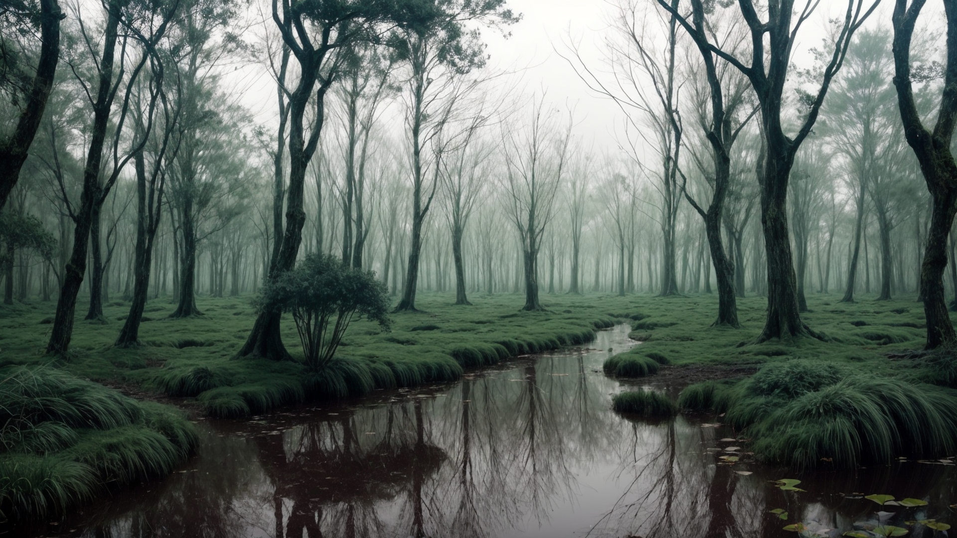 Shadowfen Swamps: A foreboding swamp with twisted trees and eerie will-o'-the-wisps that lead unwary travelers astray. BREAK realistic:1.2, masterpeice, ultradetailed, intricate details, perfect quality, ultrashapr, ultradetailed, photorealistic, perfect shadows, profesional lights, realistic, boekh, rim lights, depth of fiel, ultradetailed character, pefect quality, maximum quality, intricate details, realistic, real shadow, (profesional lights:1.3) (profesional photography:1.3),