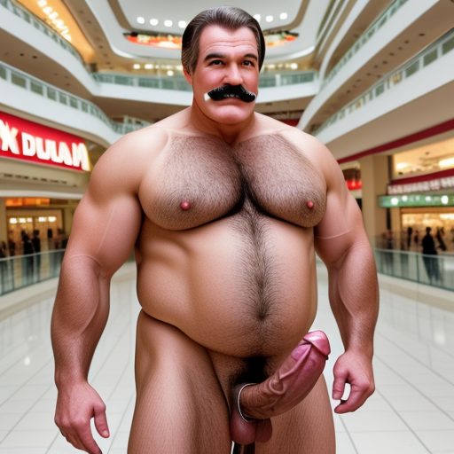 married man and grandfathers in a mall with thick and very large horse penis, just1n, just2n, just3nsd15, male focus, 1boy, realistic, large pectorals, mustache, chest hair, sexy mature beefy Vietnamese daddy, pubic hair, leg hair,