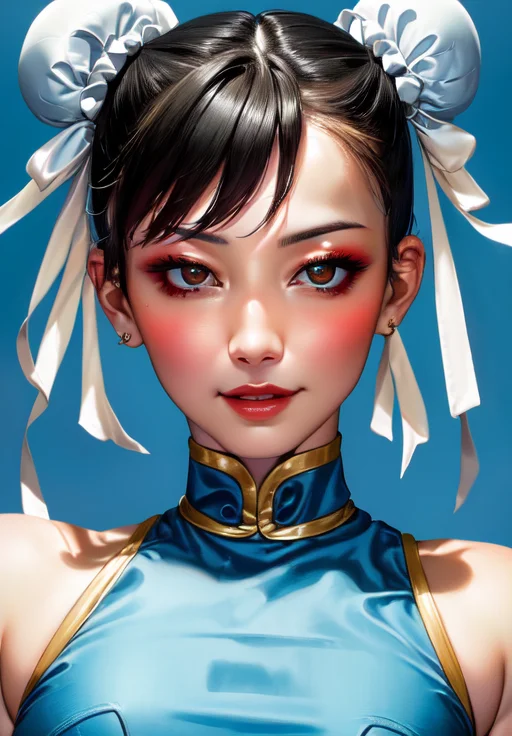 (Photo:1.3), highdetail, <lora:chun-li:0.8>, chun-li, 1girl, solo, smirk,, (seductive, alluring, charming:1.3), (ultra-high res, high details, absurdres:1.3)