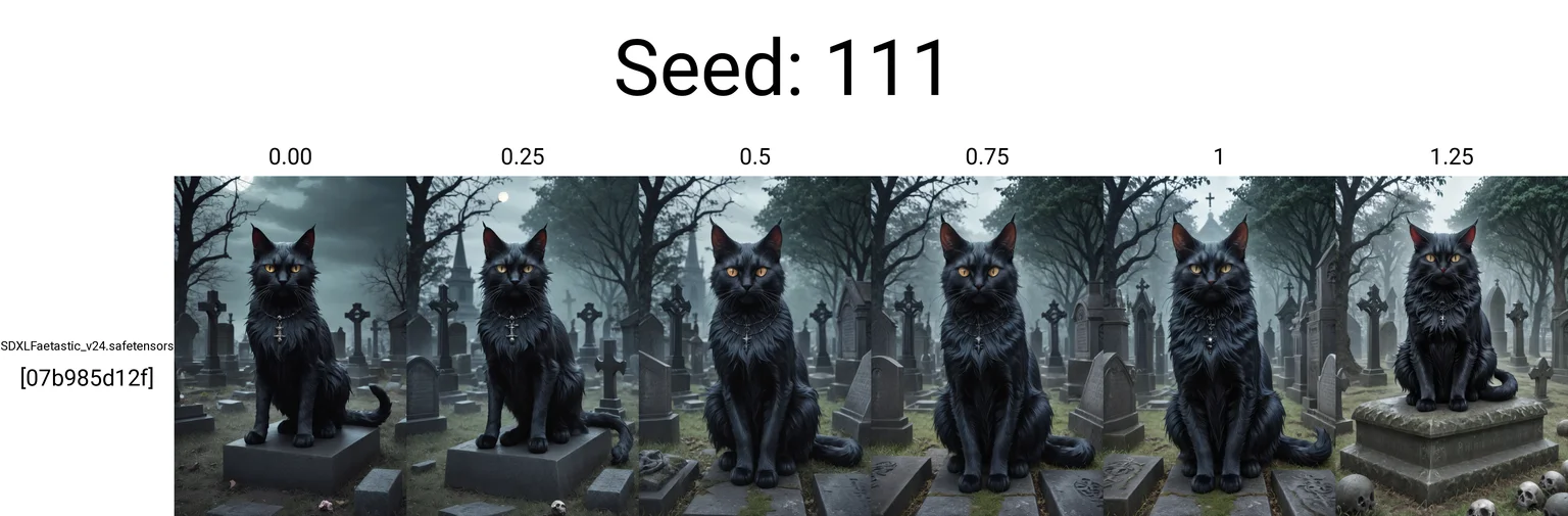 a gothic like demonic cat in a cemetery, dark fantasy art, horror theme, mobe-godeen <lora:GothicDetailEnhancerV1:0.00>,