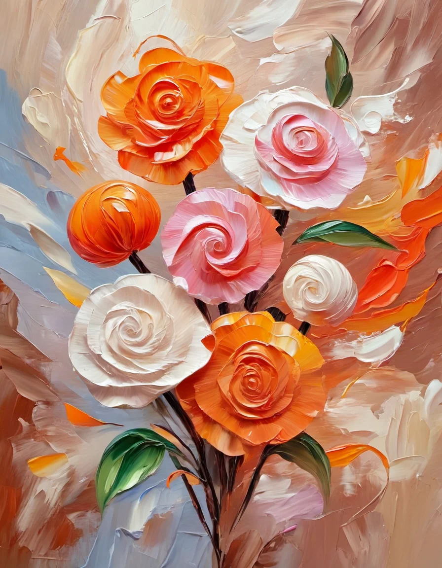 novuschroma25 style candy as an impasto painting <lora:novuschroma25 style_light:1>