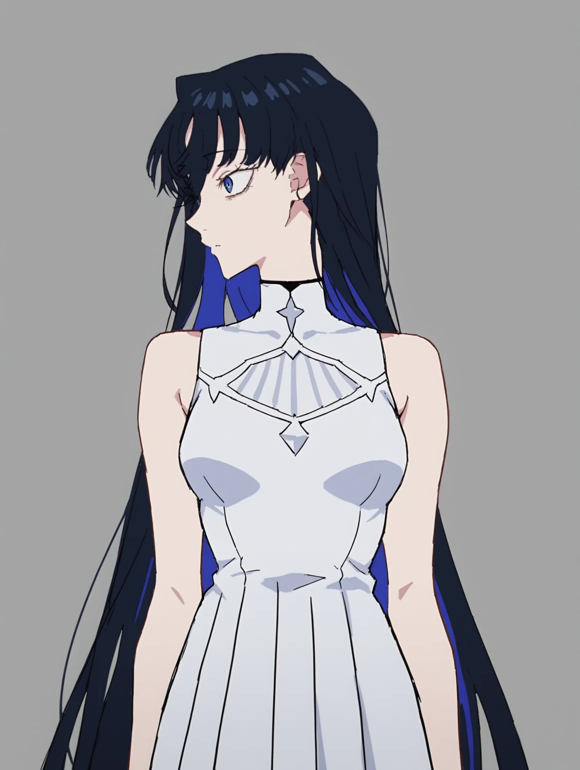 <lora:Ado_Usseewa_Style:1> usseewastyle,sketch,
<lora:Tinasha_-_Unnamed_Memory:0.7> tinasha, black hair, colored inner hair,
white dress, sleeveless,
1girl,solo,
masterpiece,best quality,amazing quality,