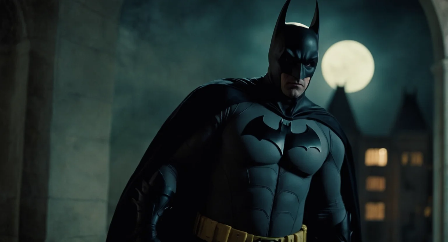 cinematic film still of Cinematic Film stock footage in (arri alexa style) Kodak film print, <lora:Batman Vampire:1> Batman Vampire a man in a batman mask standing in the dark, shallow depth of field, vignette, highly detailed, high budget, bokeh, cinemascope, moody, epic, gorgeous, film grain, grainy