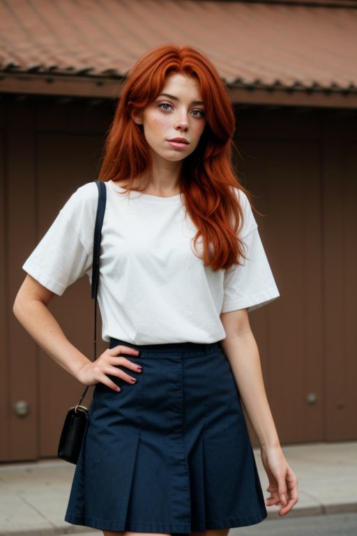 redhead woman