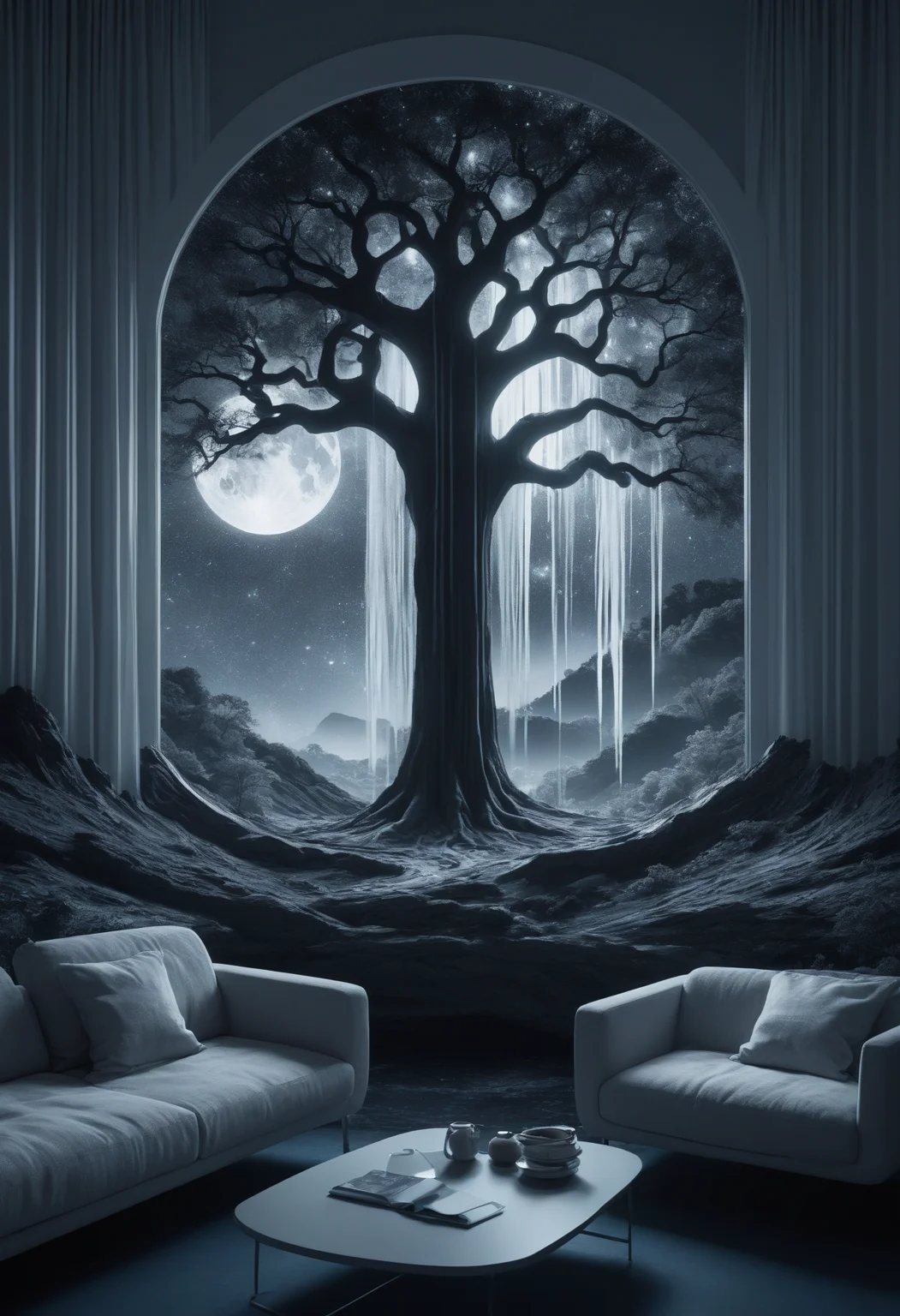 night,moonlit, fugue, d.c. al coda chord progression, house, mythical landscapes, warp drive, art informel, wellness, dynamic lighting, creation engine, kinetic, drip paint, collage art, cutout animation, screen space reflections (ssr), perfectly focused, 16k, trailblazing, motif # f/2.8, shutter speed 1/500 sec, iso3200, white balance tungsten, exposure compensation "+0.5 ev", manual shooting mode, symmetry and balance, focus mode single, evaluative metering" <lora:DonMM1y4XL-v2rb> <lora:myLora\DonMN1gh7rXL-000006:1>,