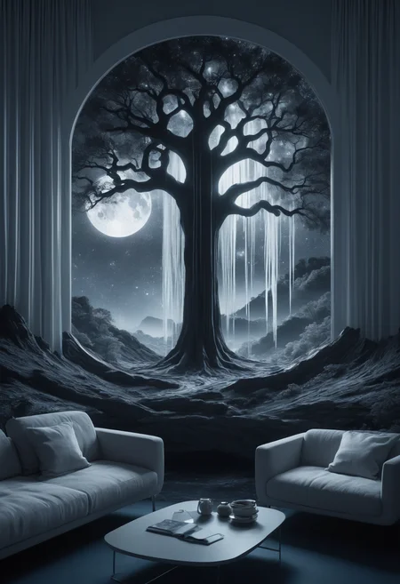 night,moonlit,  fugue, d.c. al coda chord progression, house, mythical landscapes, warp drive, art informel,  wellness, dynamic lighting, creation engine, kinetic, drip paint, collage art, cutout animation, screen space reflections (ssr), perfectly focused, 16k, trailblazing, motif # f/2.8, shutter speed 1/500 sec, iso3200, white balance tungsten, exposure compensation    "+0.5 ev", manual shooting mode, symmetry and balance, focus mode single, evaluative metering"  <lora:DonMM1y4XL-v2rb> <lora:myLora\DonMN1gh7rXL-000006:1>,