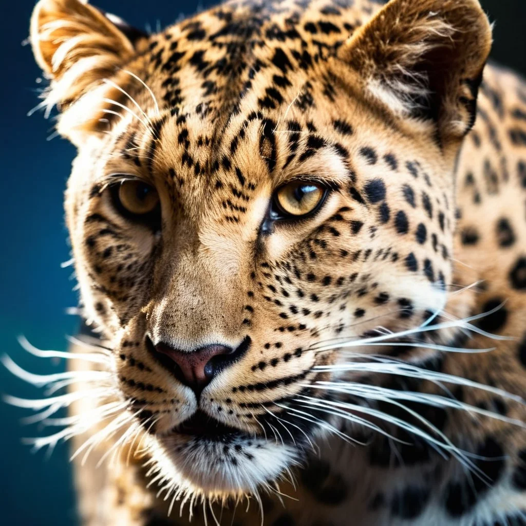 Advertising poster style, <lora:Advertising:1.5>
A creative photo of an epic leopard is staring at something in the distance at night advertising style, Professional, modern, product-focused, commercial, eye-catching, highly detailed