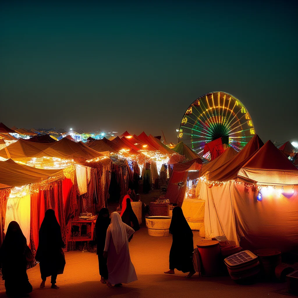 Through gypsy camps and swirling Arab fairs