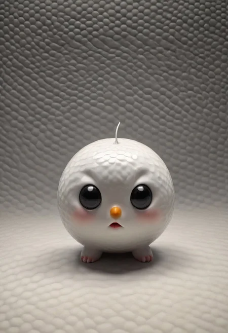 a cute chibby sn4ke with big eyes