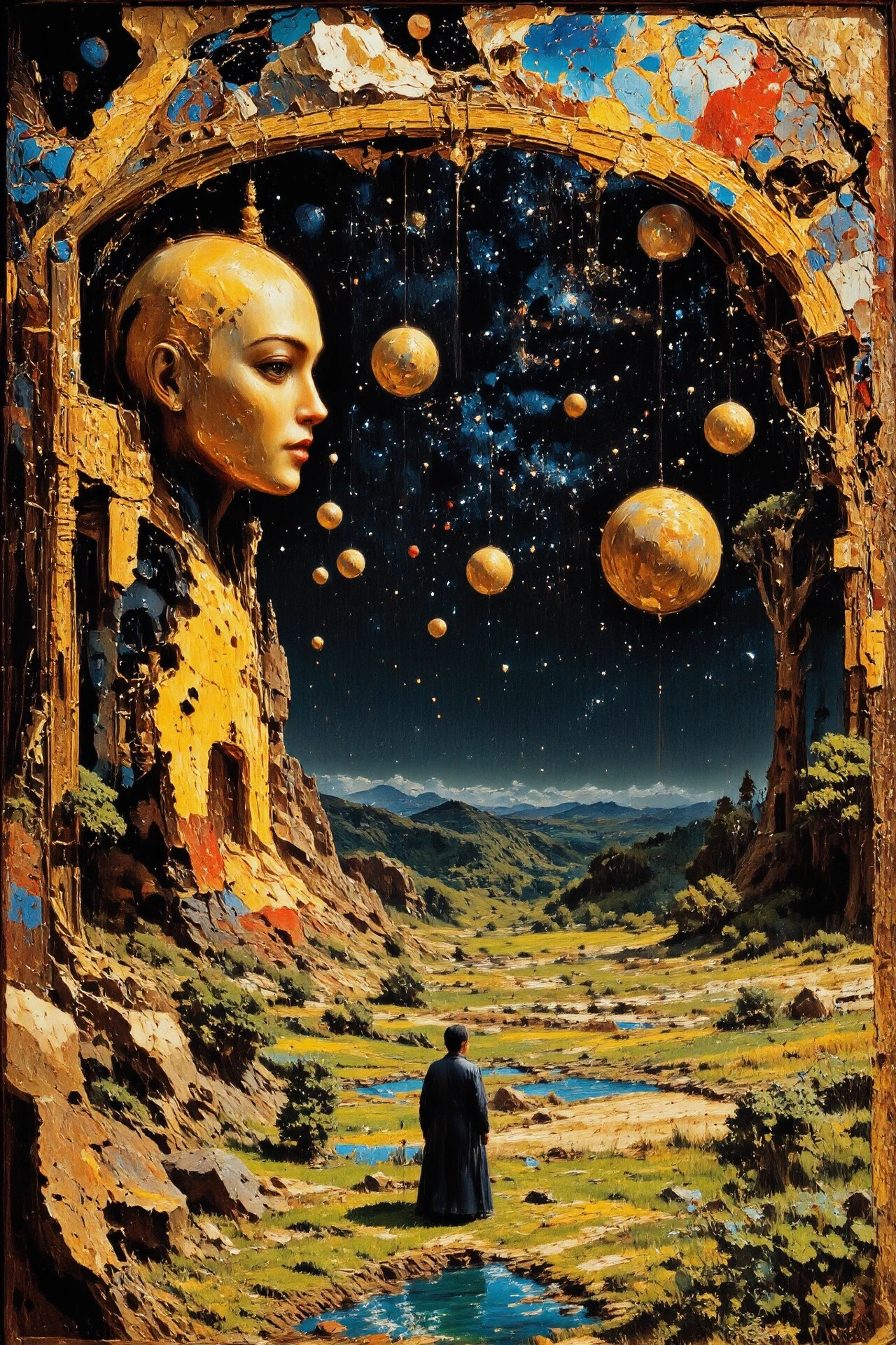 space, beautiful  Paraguayan surreal landscape, woman, planets, vivid colors, colorful, multilayer paint splash style, <lora:Hand v2:1> <lora:Anti-Blur:1> <lora:Insane Detail Slider:0.5>   <lora:Flux.1_Turbo_Detailer:0.6>   <lora:flux-photo-transparent_Alpha_1.0:0.8> <lora:flux.1_lora_flyway_Epic-detail_v2:1>   <lora:Painterly01b_CE_FLUX_AIT:0.8> pntrlyCE_style <lora:PsykeV1:1>  <lora:VividlySurreal:1>