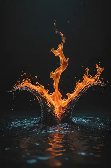 black flames dancing trough the night repelled by water , composition, novuschroma37 style, <lora:- SDXL - vanta-black_contrast_V3.0:0.4>, <lora:CBS_novuschroma37 style_b:0.4>, <lora:ral-hlgrphic-sdxl:0.8>