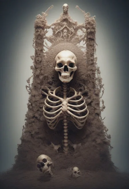 score_9, score_8_up, score_7_up, score_6_up,
skeleton of dead king wearing crown on an ancient throne, boneswm
