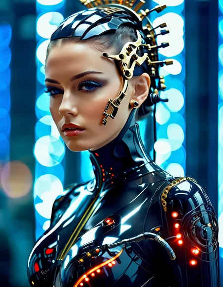 cinematic photo 1girl, cyborg, jewelry, lips, blurry background, earrings, black hair, bodysuit, upper body, helmet, full intricate detailed, cinematic, light, fabulous, elegant, highly detail, professional, saturated colors, surreal, beautiful, dramatic, artistic, perfect composition, sharp focus, striking, epic, fine, amazing, awesome, creative, positive
<lora:CyborgsXL:1>, , <lora:FILM_PHOTOGRAPHY_STYLE:0.25> . 35mm photograph, film, bokeh, professional, 4k, highly detailed