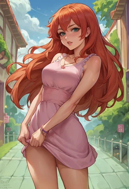 score_9, score_8_up, score_7_up, source_anime BREAK 1girl, solo, <lora:kittew-artist-richy-v1_pdxl:1> standing, cowboy shot, looking at viewer, parted lips