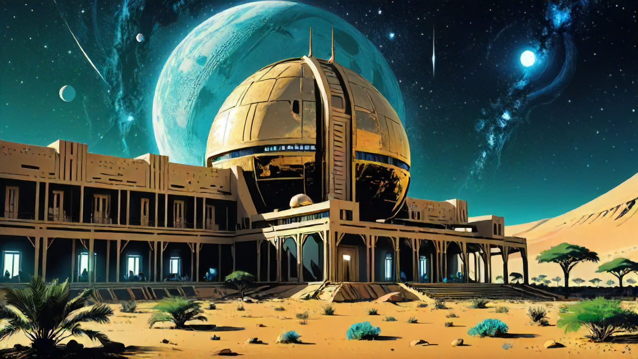 building, <lora:TechPunkAIv2Pruned:0.6> LunarPunkAI, architecture of a Sudanese Leo constellation, roots and Catalpa background, simple, North African scenes, minimalistic, ultrasharp, fine polished, great composition, dynamic, ambient atmosphere, cinematic atmosphere, intricate artistic color, epic, glossy