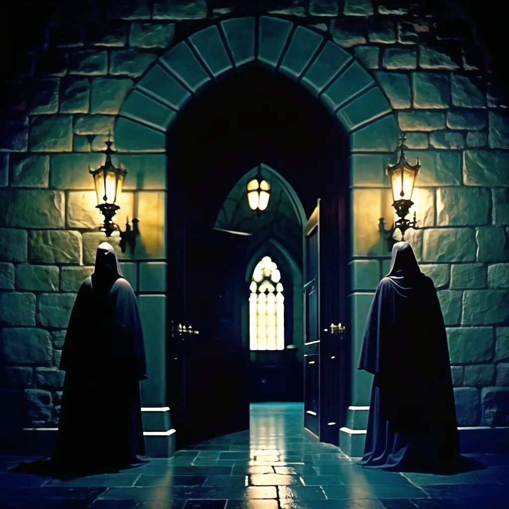 dark knights guarding dark creepy deadly castle (dungeon:1.2) interior hall stone walls gothic arches
(award winning:1.2) (analog film:1.3) (movie) (photorealistic) (bluray movie still) (cinematic lighting) (sharp focus) (80sDarkFantasySD15b:1.0)