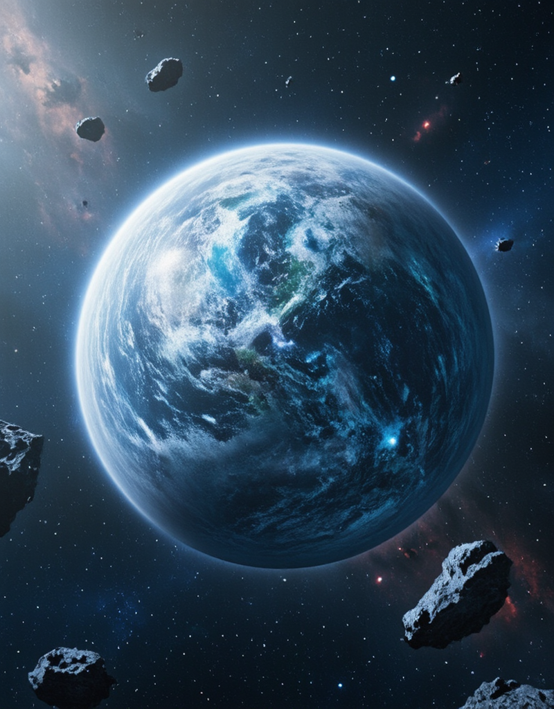 <lora:Space_Worlds_01__Poetic_fluxbeta3:1> sw01p_flux, in space, huge planet, ice planet, asteroids, space nebula, planet decay, earth like,