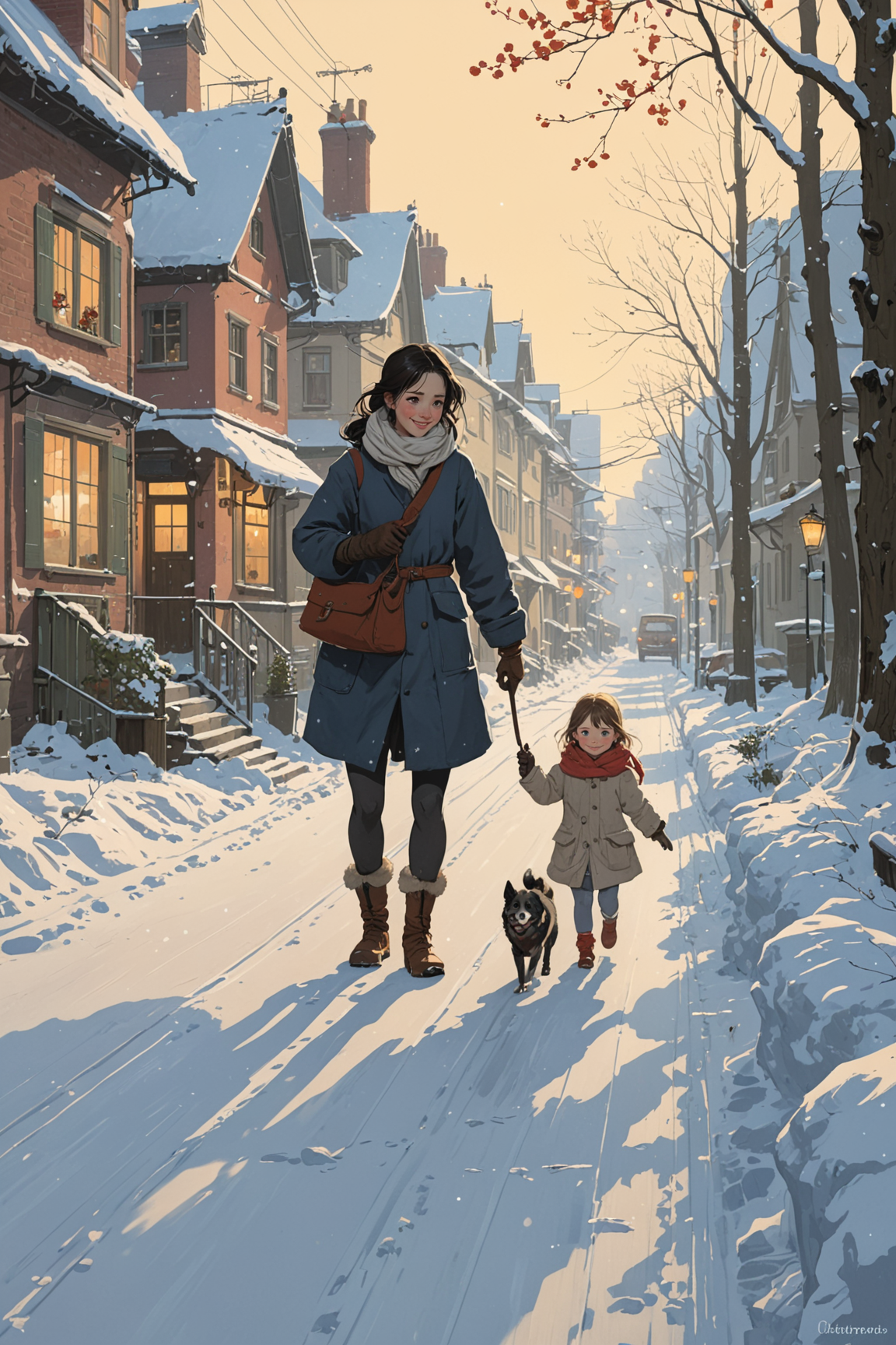 by Hidari JingorÅ and Pascale Campion in the style of Peter De Seve and Sven Nordqvist