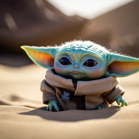 cinematic film still of <lora:Grogu:1>
Grogu a baby yoda is sitting in a ball in star wars universe, shallow depth of field, vignette, highly detailed, high budget, bokeh, cinemascope, moody, epic, gorgeous, film grain, grainy