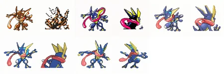 __gen__, greninja, Two pixel art illustrations of a pokemon, one waving and the other standing upright
<lora:pkspbf_nb_v1:1>
<lora:Hyper-SDXL-8steps-lora_825548:.4> <lora:sdxl_lightning_2step_lora_315545:.3> <lora:sd_xl_turbo_lora_v1:.3>