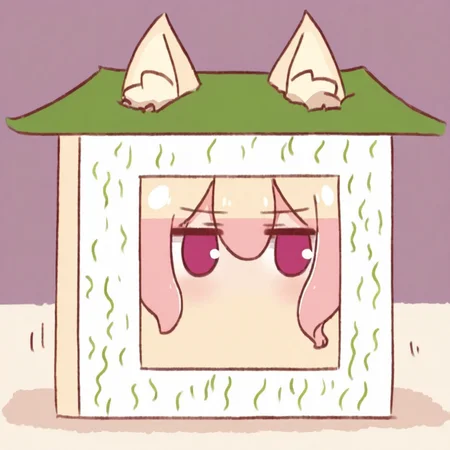 <lora:kemomimi_xl_lion:1>Kemomimi personating as a house,
kemomimi,objectification,animalization
