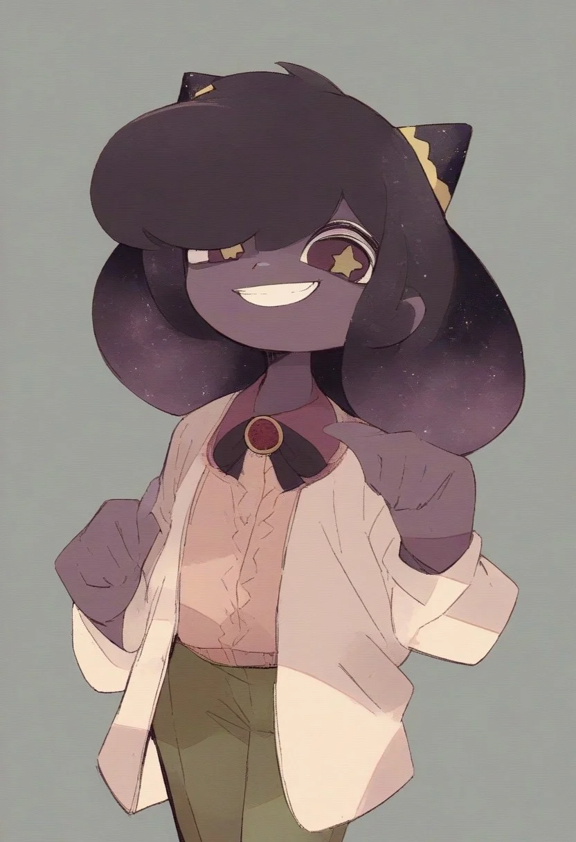 best quality,masterpiece:1.9, highres:1.9, score_9, score_8_up, score_7_up:1), 1girl,solo,newest,rating: general, looking at viewer , <lora:Anya_XL-step00001800:0.8> ,(medium afro twintails, Cosmic cobalt hair, Cosmic cobalt eyes, female child, anya (spy x family,hairpods),child, Cosmic cobalt sleeveless cardigan fur-trimmed coat), pants, close-up:1.9, mars, Grin, looking back over shoulder, {{{Magnification:1.9}}}, ng_deepnegative_v1_75t, OverallDetail, EyeDetail, portrait, source-anime