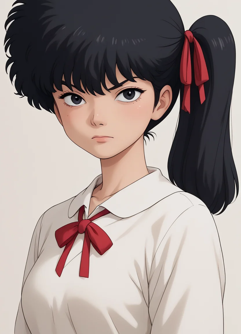 score_9, score_8_up, score_7_up, score_6_up, looking at viewer,
upper body,
<lora:513_k0d4ch1PNYXl_v00:1> 513_k0d4ch1_GL, 1girl, solo, medium breasts, bangs,, black hair, ribbon, school uniform, black eyes, hair ribbon, side ponytail,
<lora:gh1bl1XLP:1> gh1bl1